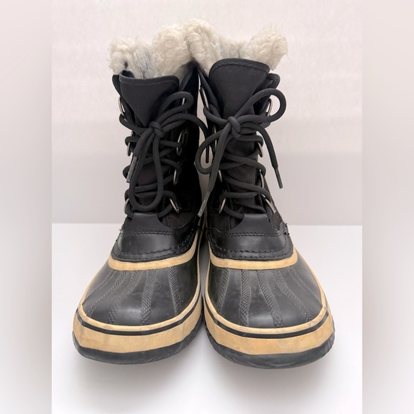 Sorel Black and Cream Insulated Boots - Picture 9 of 10